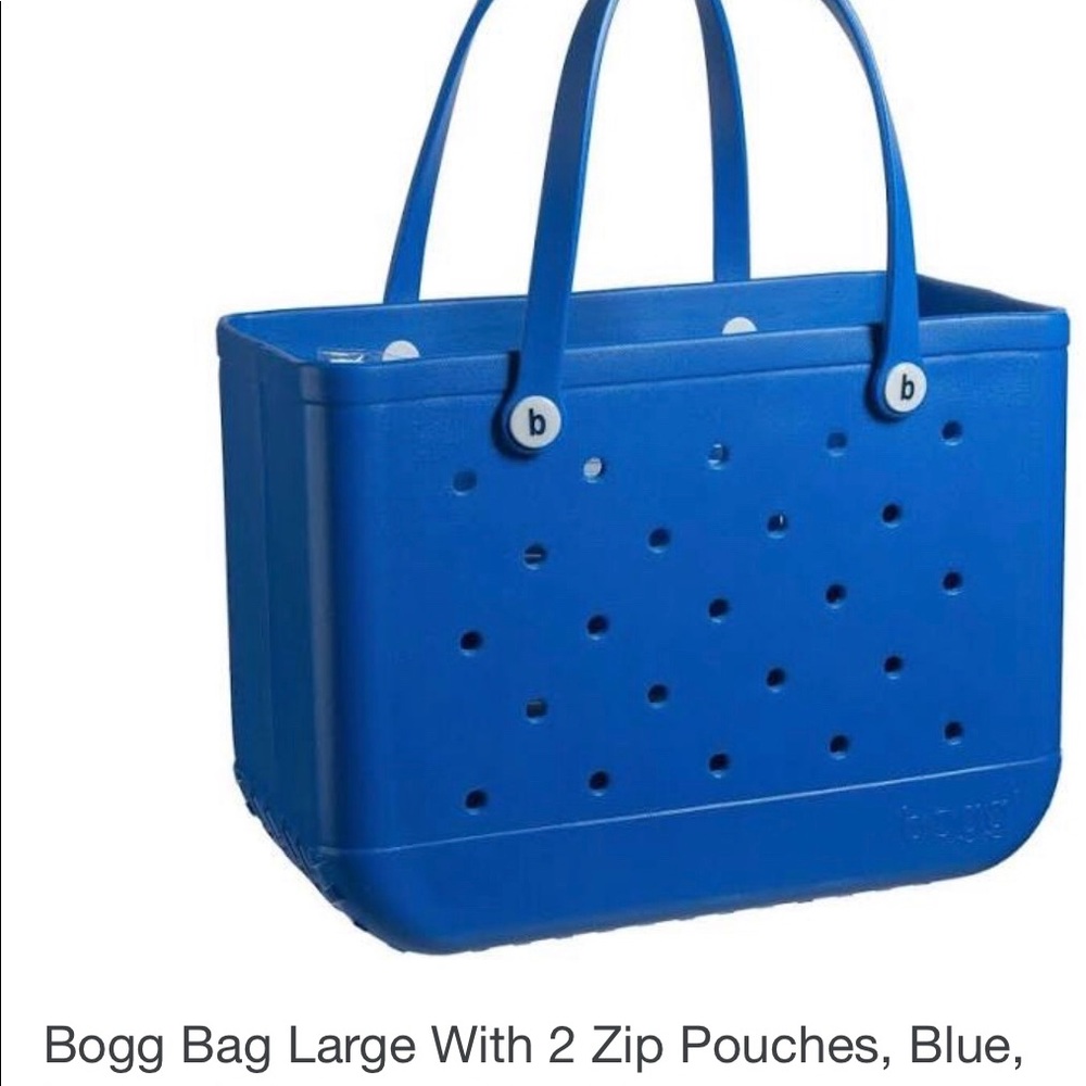 NWT Large Royal blue Bogg Bagg  with pouches